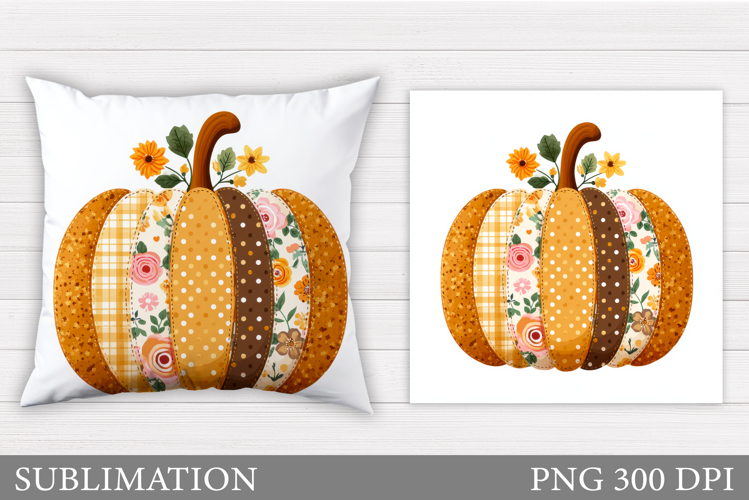 Pumpkin Pillow Design. Pumpkin Sublimation