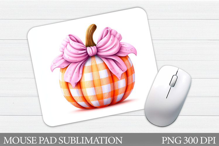 Pumpkin Mouse Pad Design. Fall Mouse Pad Sublimation