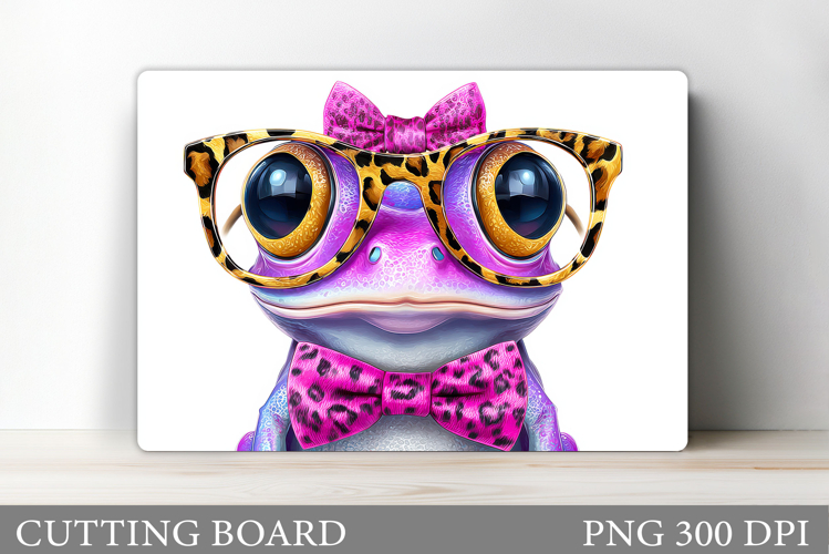 Frog Cutting Board Design. Frog Sublimation