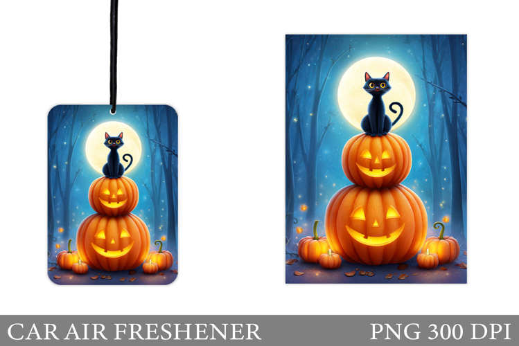 Cute Cat Car Air Freshener. Halloween Car Air Freshener