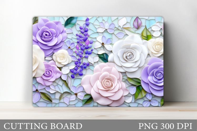 Roses Cutting Board. Flowers Cutting Board Sublimation