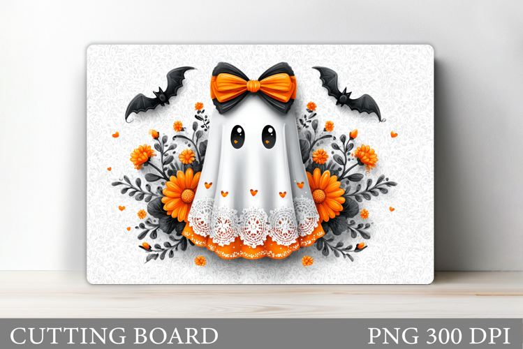 Halloween Ghost Cutting Board. Halloween Cutting Board