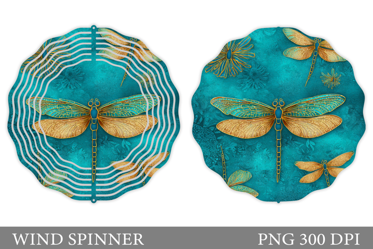 Dragonfly Wind Spinner Design. Dragonfly Sublimation