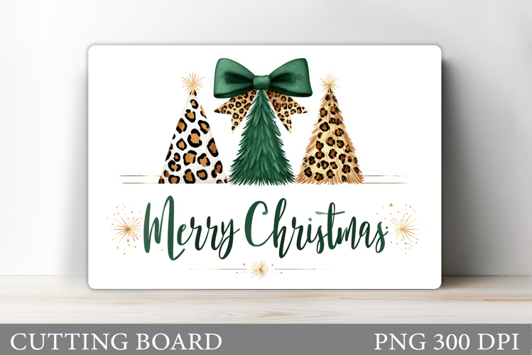 Christmas Tree Cutting Board. Kitchen Cutting Board Design