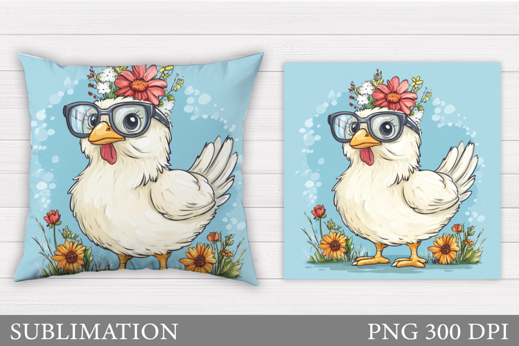 Cute Chicken Clipart Image 3