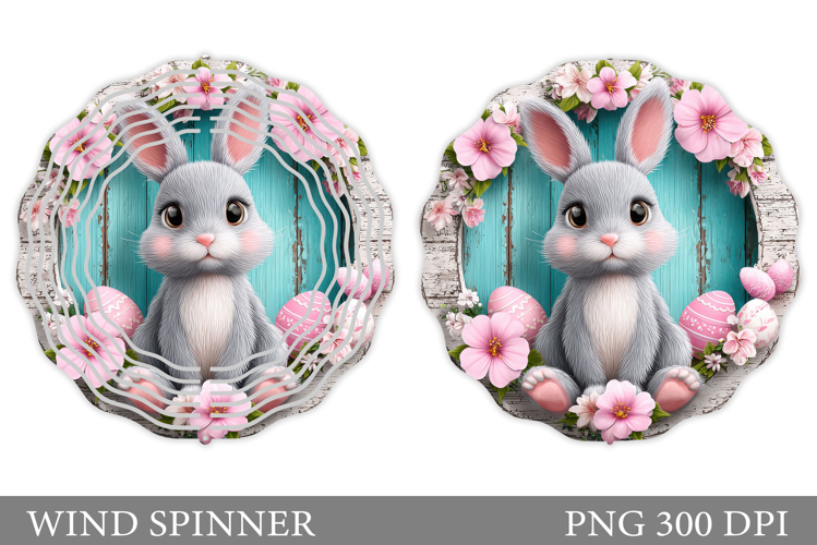 Easter Bunny Wind Spinner. Easter Wind Spinner Design