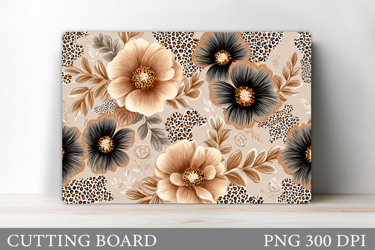 Flowers Cutting Board. Floral Cutting Board Sublimation