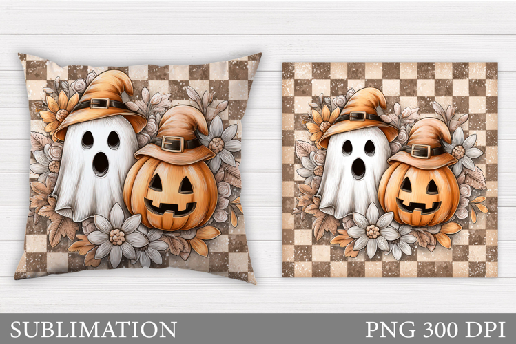 Halloween Pillow Design. Halloween Sublimation