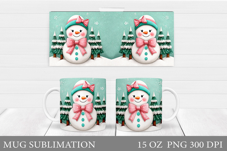 Snowman Sublimation Image 2