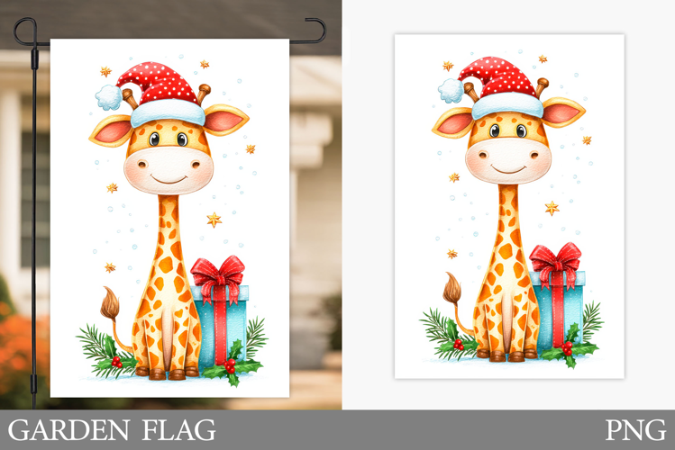 Cute Giraffe Kitchen Towel. Christmas Kitchen Towel Design