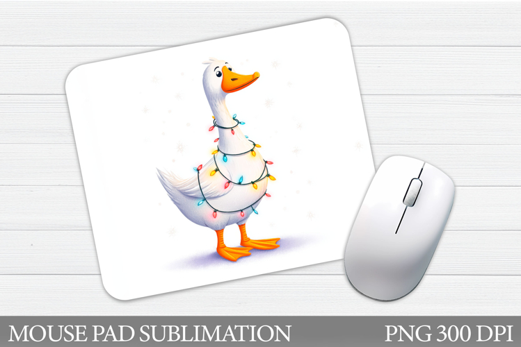 Christmas Goose Mouse Pad. Christmas Mouse Pad Sublimation