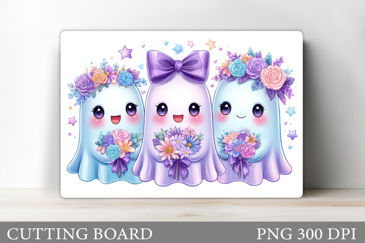 Halloween Ghost Cutting Board. Halloween Cutting Board
