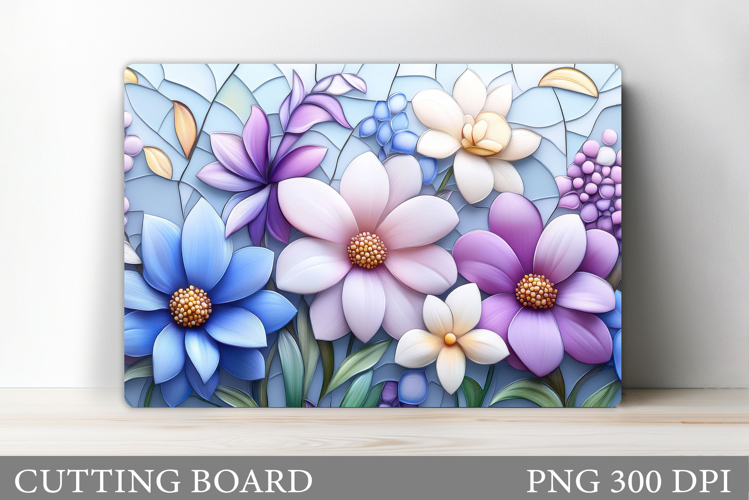Flowers Cutting Board. Floral Cutting Board Sublimation