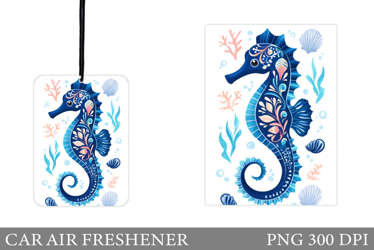 Seahorse Car Air Freshener. Sea Car Air Freshener Design