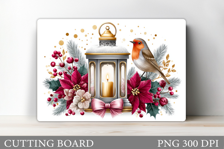 Christmas Bird Cutting Board. Christmas Cutting Board Design