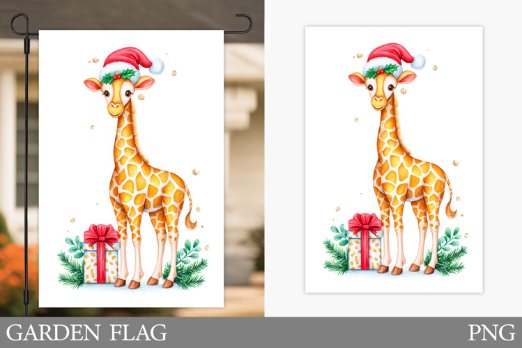 Cute Giraffe Kitchen Towel. Christmas Kitchen Towel Design