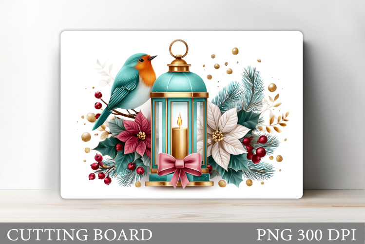 Christmas Bird Cutting Board. Christmas Cutting Board Design