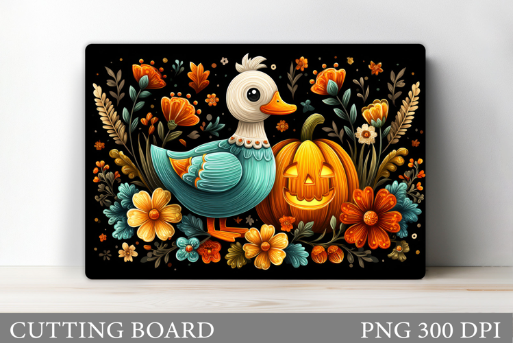 Halloween Goose Cutting Board. Halloween Cutting Board