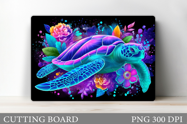 Sea Turtle Cutting Board Design. Sea Turtle Sublimation