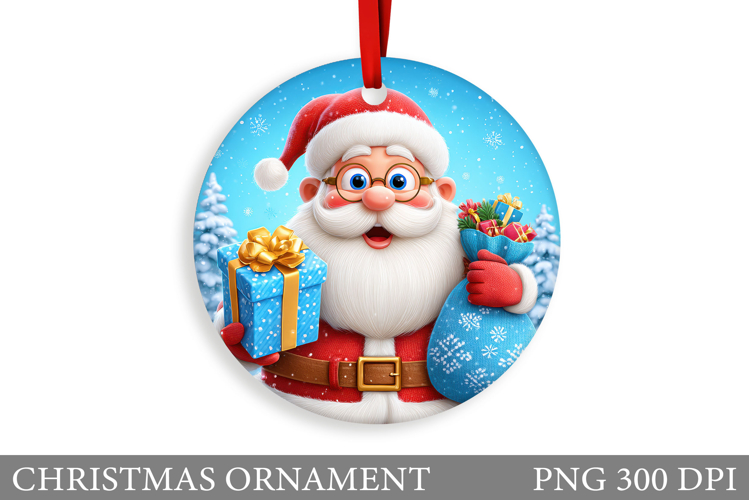 Cute Santa Clipart Image 6