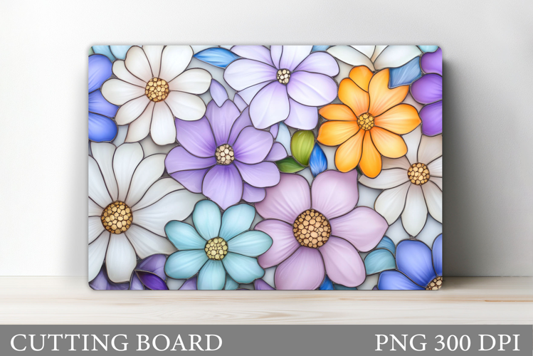 Flowers Cutting Board. Floral Cutting Board Sublimation