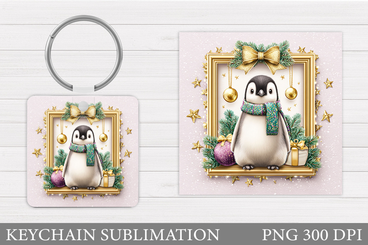 Christmas Penguin Clipart Image 3