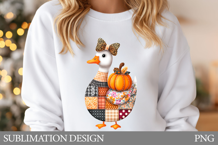 Fall Goose T-Shirt. Fall Goose Sublimation