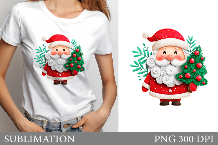 Cute Santa Clipart Image 12