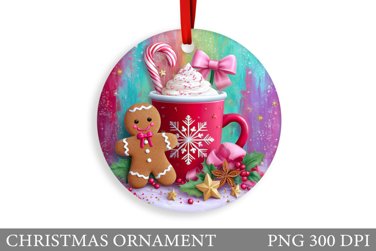 Gingerbread Christmas Ornament. Gingerbread Sublimation
