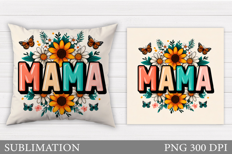 Mothers Day Pillow Design. Mothers Day Sublimation