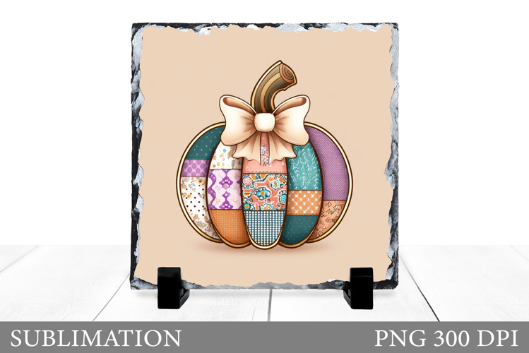 Fall Pumpkin Slate Sublimation. Fall Pumpkin Sublimation