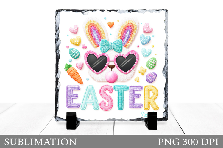 Easter Bunny Slate Design. Easter Bunny Sublimation