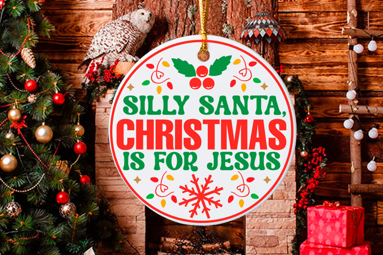 Christmas Round sign Svg Design Round Sign SVG quotes