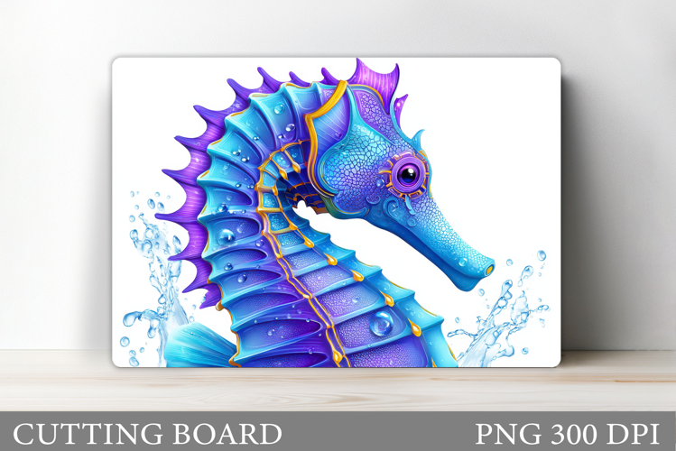 Seahorse Cutting Board. Sea Cutting Board Sublimation