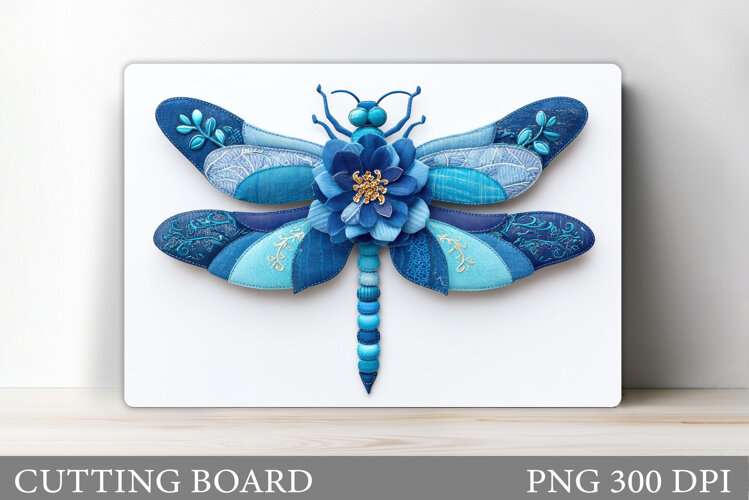 Dragonfly Cutting Board Design. Dragonfly Sublimation example image 1