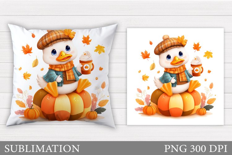Fall Goose Pillow Sublimation. Fall Pillow Design