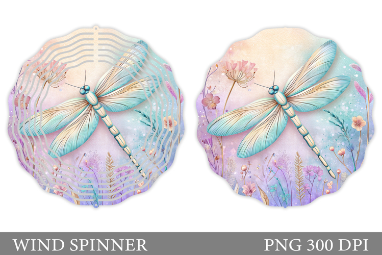 Dragonfly Wind Spinner Design. Dragonfly Sublimation