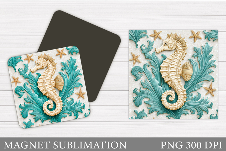 Seahorse Magnet Design. Seahorse Sublimation