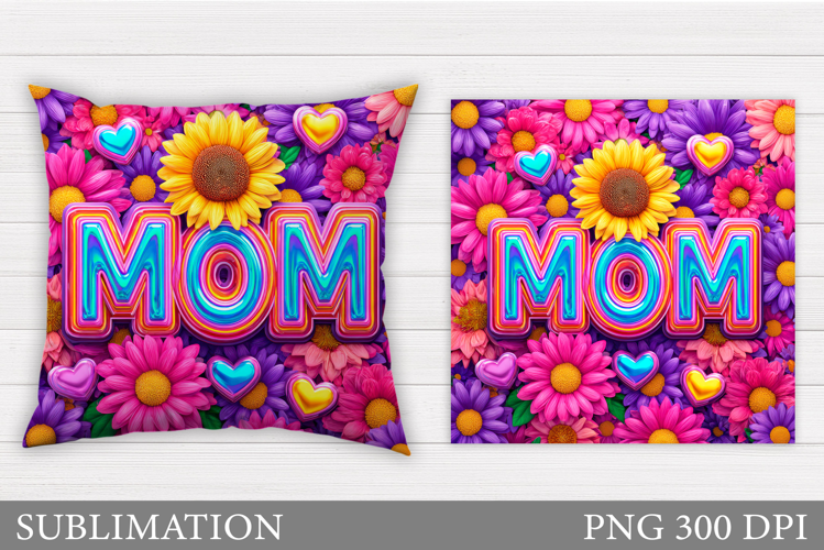 Mother's Day Sublimation. Mother's Day Pillow Sublimation