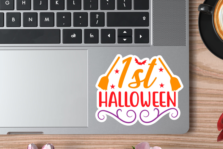 Halloween sticker Svg Design,Halloween Quotes Spooky Hall