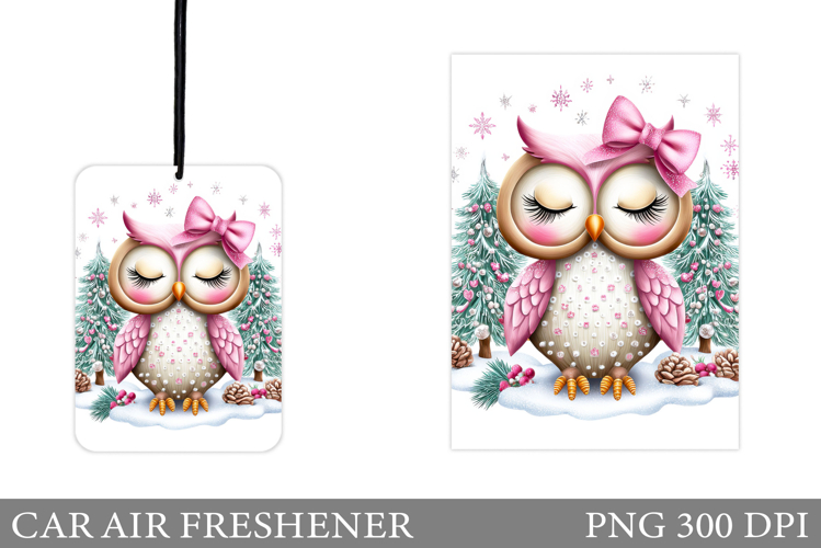 Cute Owl Car Air Freshener. Christmas Car Air Freshener