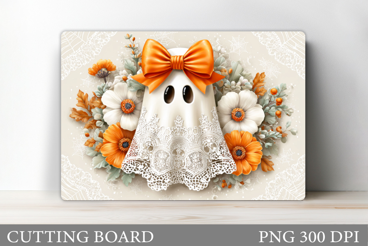 Halloween Ghost Cutting Board. Halloween Cutting Board