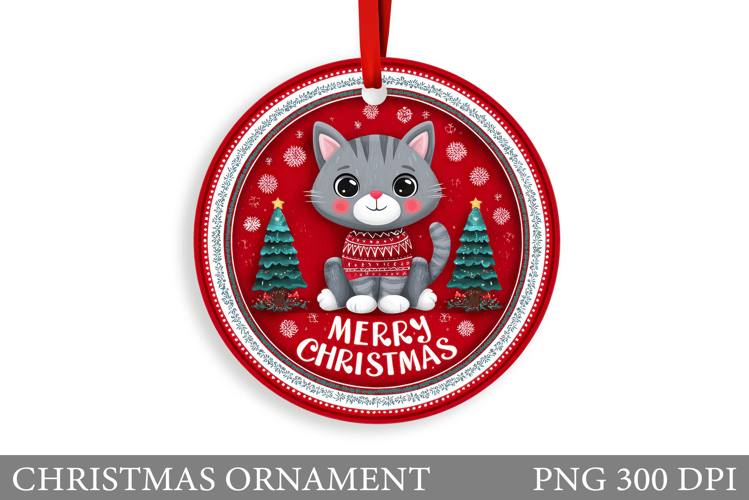 Cute Penguin Christmas Ornament. Christmas Ornament Design
