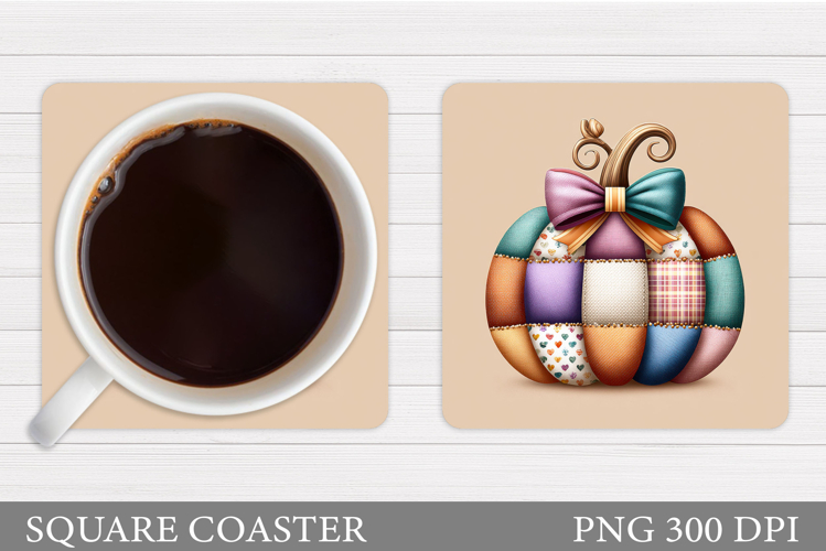 Pumpkin Coaster Design. Pumpkin Sublimation