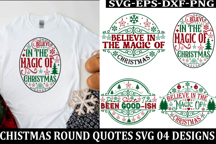 Christmas Round sign Svg holiday quotes Svg design Christmas