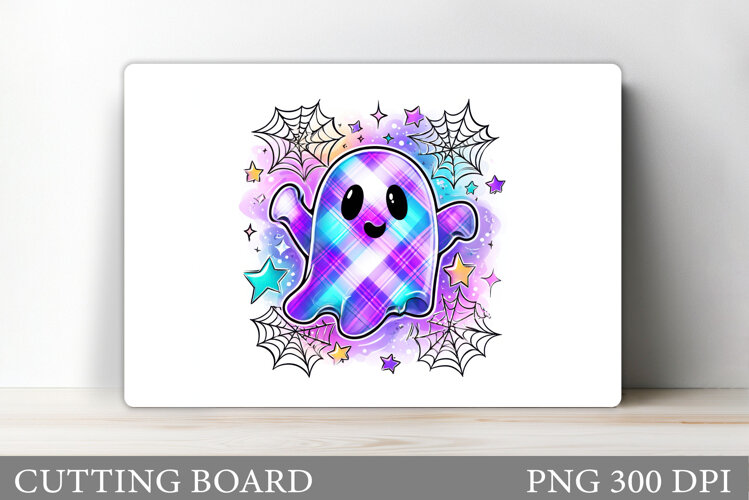 Halloween Ghost Cutting Board. Halloween Cutting Board example image 1