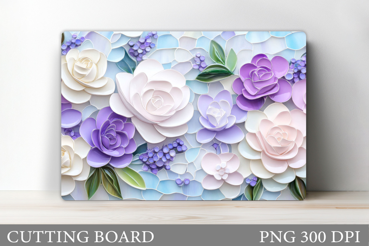Roses Cutting Board. Flowers Cutting Board Sublimation