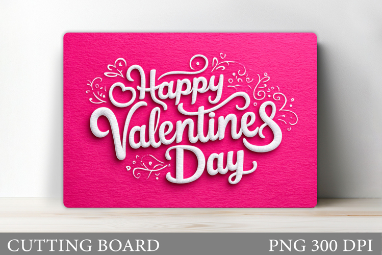 Valentines Cutting Board Design. Valentines Day Sublimation