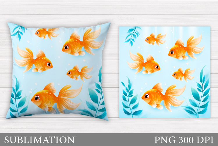 Cute Fish Pillow Design. Fish Sublimation