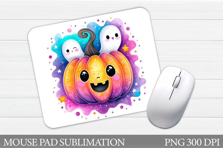 Halloween Pumpkin Mouse Pad. Halloween Mouse Pad Design